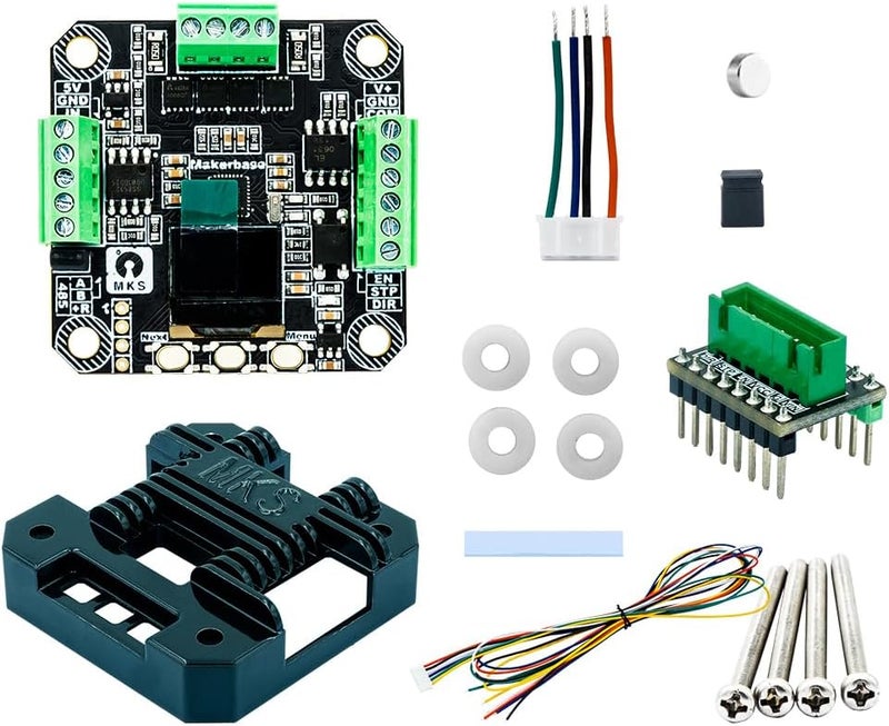 POLISI3D Nema 17 Servo Driver Controller MKS SERVO42D Closed Loop Stepper Motor Drive RS485 Converter 256 microstep for 3D Printer CNC Engraving Machines, Writing Machine - Image 1